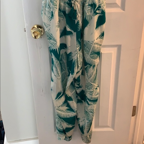 J Crew cream and emerald silk jumper with pockets - Picture 5 of 5